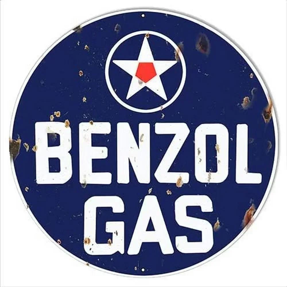 Vintage Pennzoil Sign Round Metal Poster for Home Decor Farmhouse Decor  Vintage Decor  Room Decoration