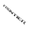Matte Black 3D Trunk Letter Badges Stickers for -2025 Frontier High-Quality