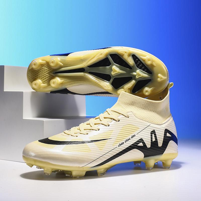 New Men Women Professional Football Boots Cleats Grass Training Match Sport Soccer Shoes FG/TF Ultra-light Non-slip Unisex
