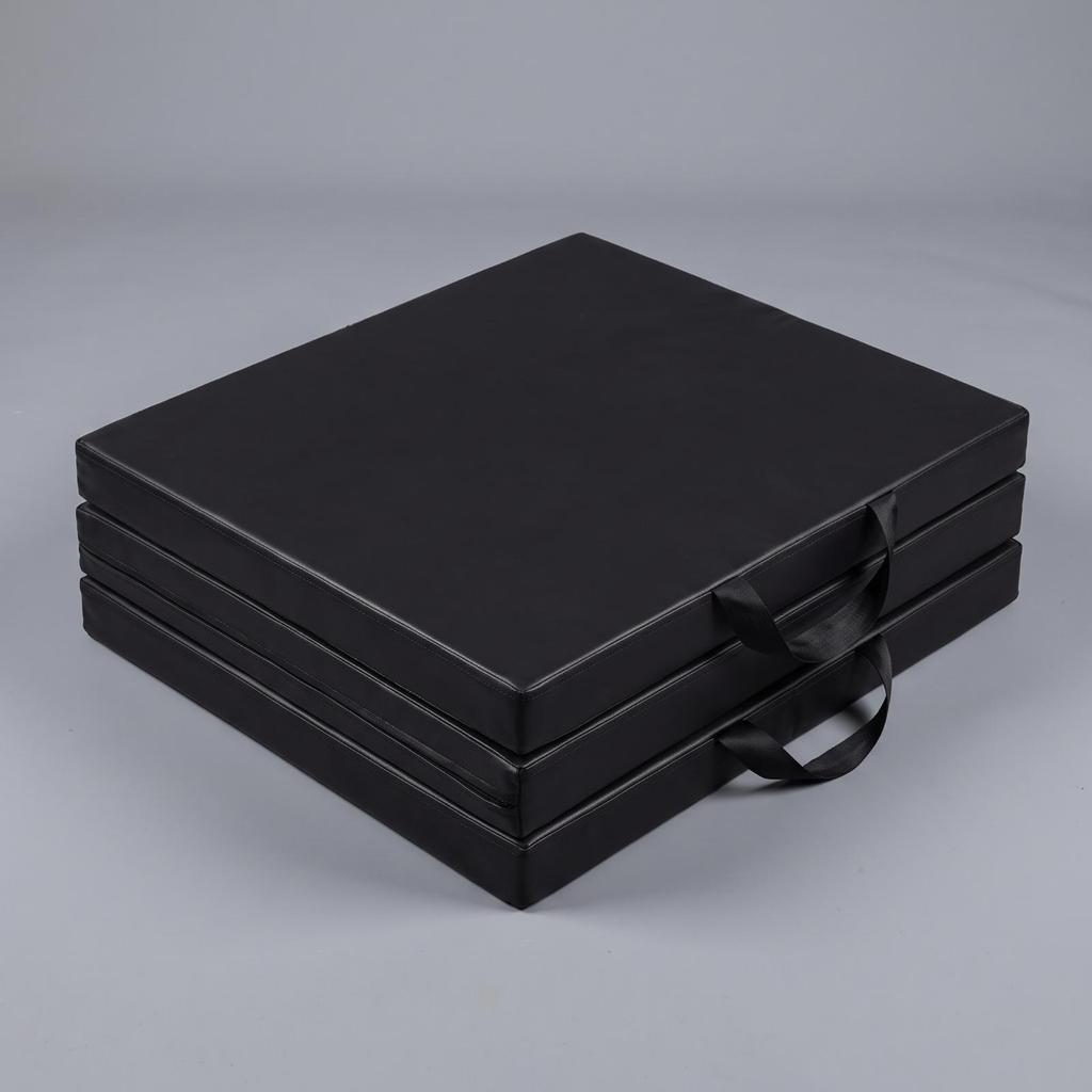 Three-Fold Exercise Mat Compact for Stretching, Gymnasts