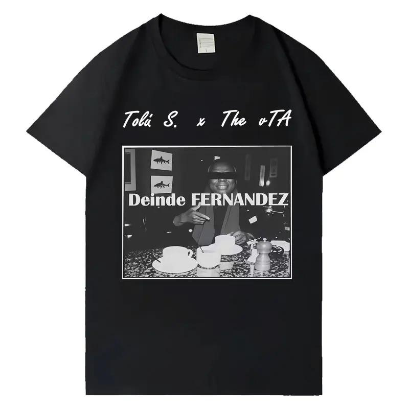 

Rapper Dani Fernandez Harajuku Style Printed TShirt Unisex Street Vintage TShirt Casual Y2K Loose Plus Size Selling TShirt S