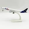 20cm Air FedEx Airways B777 Alloy Airplane 1/400 Scale Metal Aircraft Model With Stand Aviation Enthusiasts Decoration Display