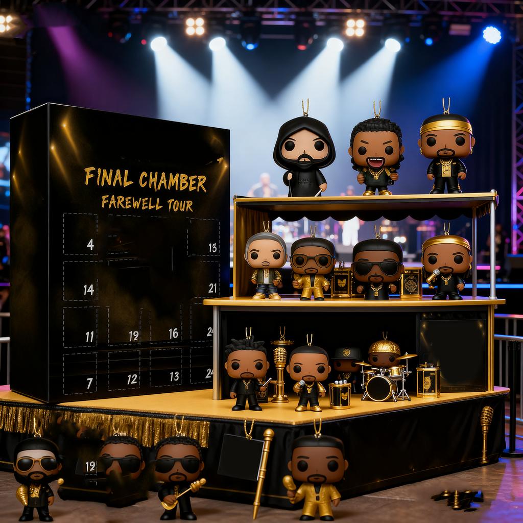 2D Plane+airplane Box +24PC+ Clan Hip-hop Advent Christmas Countdown Box Calendar