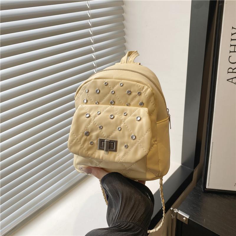 

Изысканный рюкзак лето новый модный и красивый портативный на плечо сумка-мессенджер рюкзак жёлтый