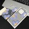 iPhone 11 13 15 Pro Max 12 14 Pro Max Kılıfları iPhone 16 15 Plus 13 Pro 12 Mini 13 Mini Buzlu Doku Boyalı Karikatür Çiçekler