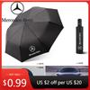 Adesivo per Auto Caldo Ombrello per Auto Pieghevole Automatico Antivento Parasole Per Mercedes Benz Classe A B C E S R V CLA GLA GLC GLK SLK W204