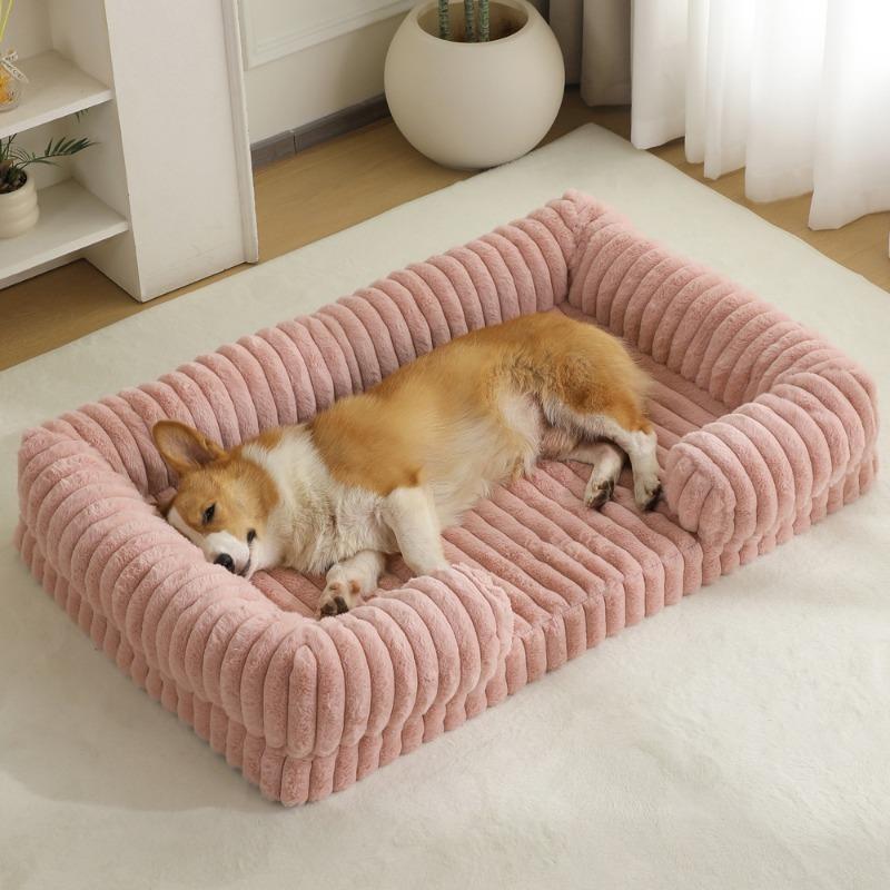 Cuccia Invernale Calda Impermeabile Tappetino per Animali Imbottitura Spessa Morbida per Cani Piccoli Durevole Lavabile Cuccia per Cane Gatto per Stagione Fredda Fondo Antiscivolo