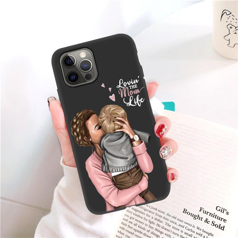 Case For iPhone 11 12 Pro Max Case Fashion Mam Super Mom Phone Case iPhone11 13 Pro 7 8 Plus XR XS X SE 2020 2022 6S Mini Cover
