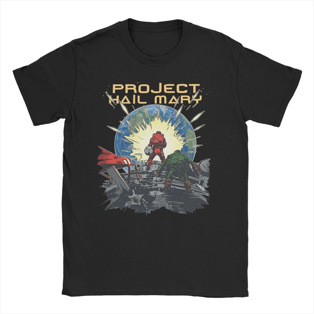 Project Hail Marys Jazz Hands Unisex WoUnisex T Shirt Creative Tee Shirt Short Sleeve Round Collar TShirts Pure Cotton Gift Idea Top