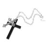 Vintage Gothic Collar Necklace Wooden Cross Pendant Necklace Streetwear Jewelry