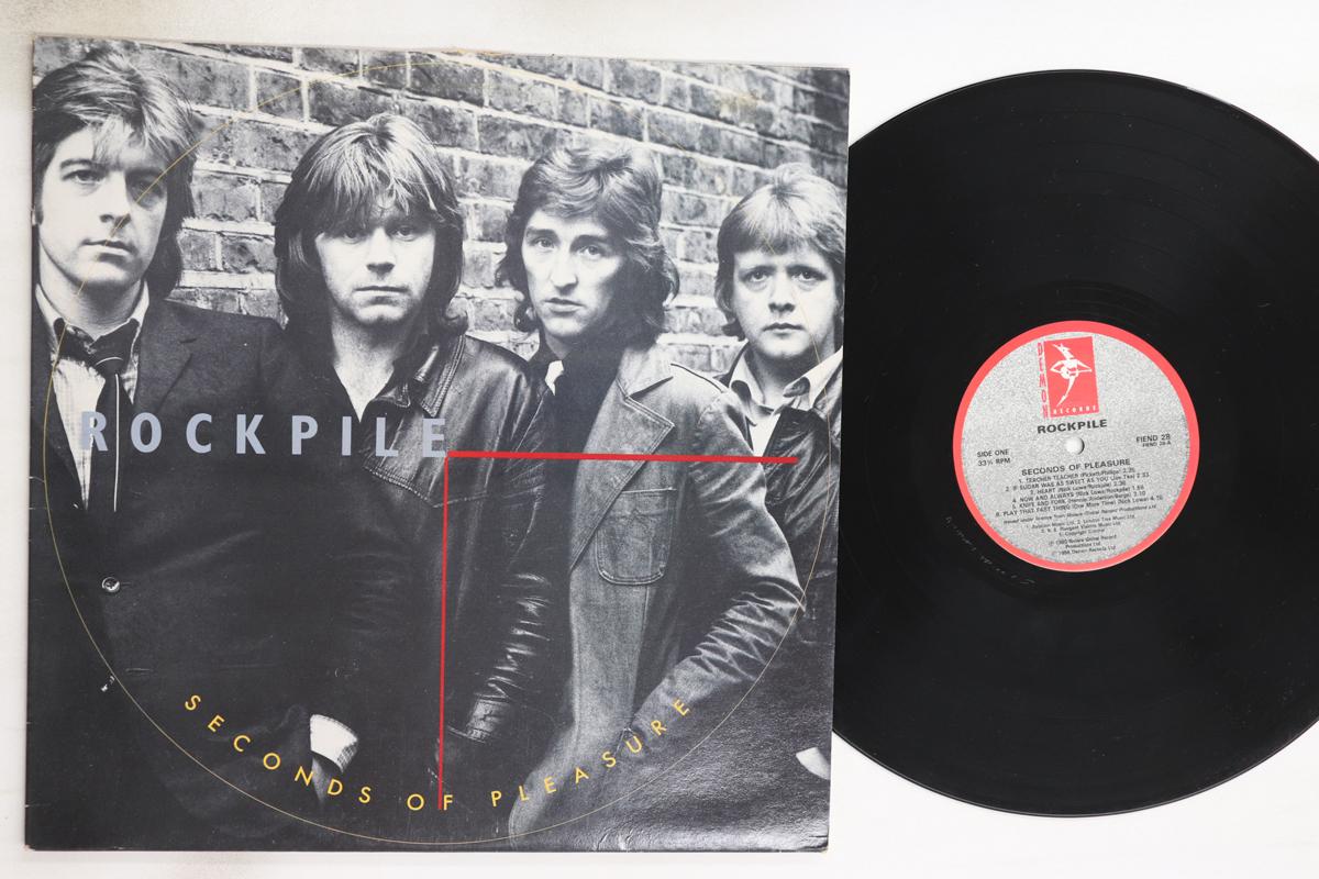 

LP Record ROCKPILE - Seconds Of Pleasure FIEND28 DEMON 1988 UK Rock Used