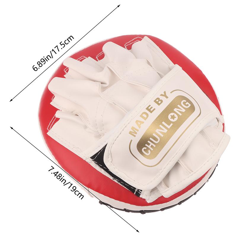 1 Stück Professionelles Boxhandziel Pu Muay Thai Boxtrainingsziel Boxfokus-Pads Taekwondo Kickpad Sandsack