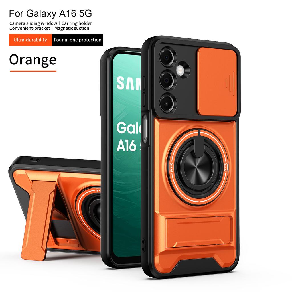 Applicable to Samsung A57 Shunjia mobile phone case A37 push window A17 bracket A07 anti-drop A56/A36 protective case A26