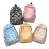 Schoolbag1011 Mori campus new high-value retro fashion versatile large-capacity casual three-dimensional striped backpack