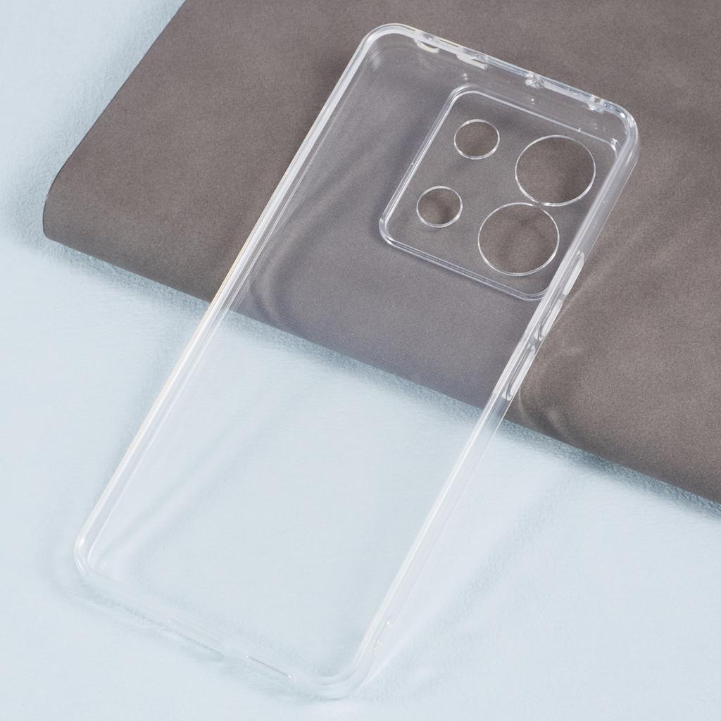 For Xiaomi Redmi Note 13 Pro 5G/Poco X6 5G Case Watermark-free 2.0mm Transparent Cell Phone Cover