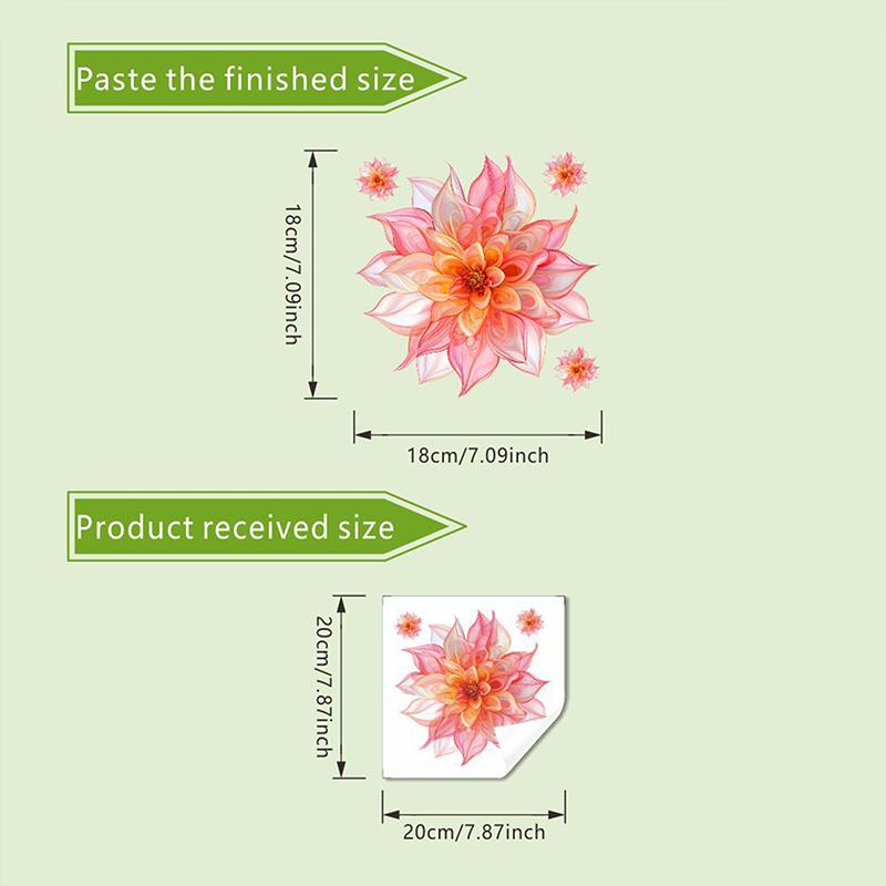 1Pc Luminous Lotus Toilet Sticker, Creative Self-Adhesive Wall Decal For Bathroom, Waterproof Luminous Decoration
