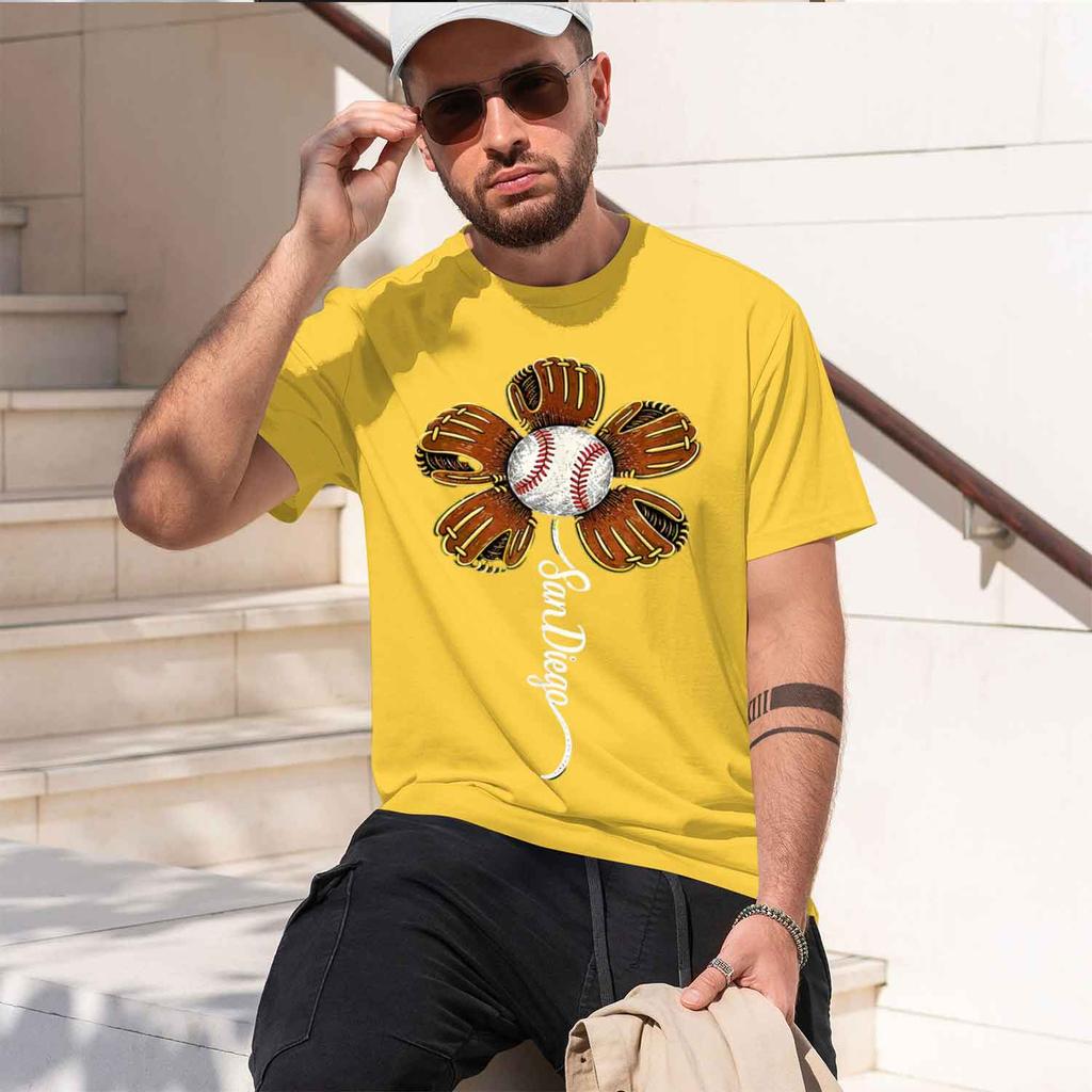 San Go For Unisex Unisex S Tshirt Summer Shortsved Breathable Sweatwking Versatile Trendy Tshirt 2026 New Model Shortsleeve Cre
