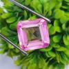 Beautiful Pink Sapphire Natural Square Cut 10+ Ct Certified Loose Gemstone