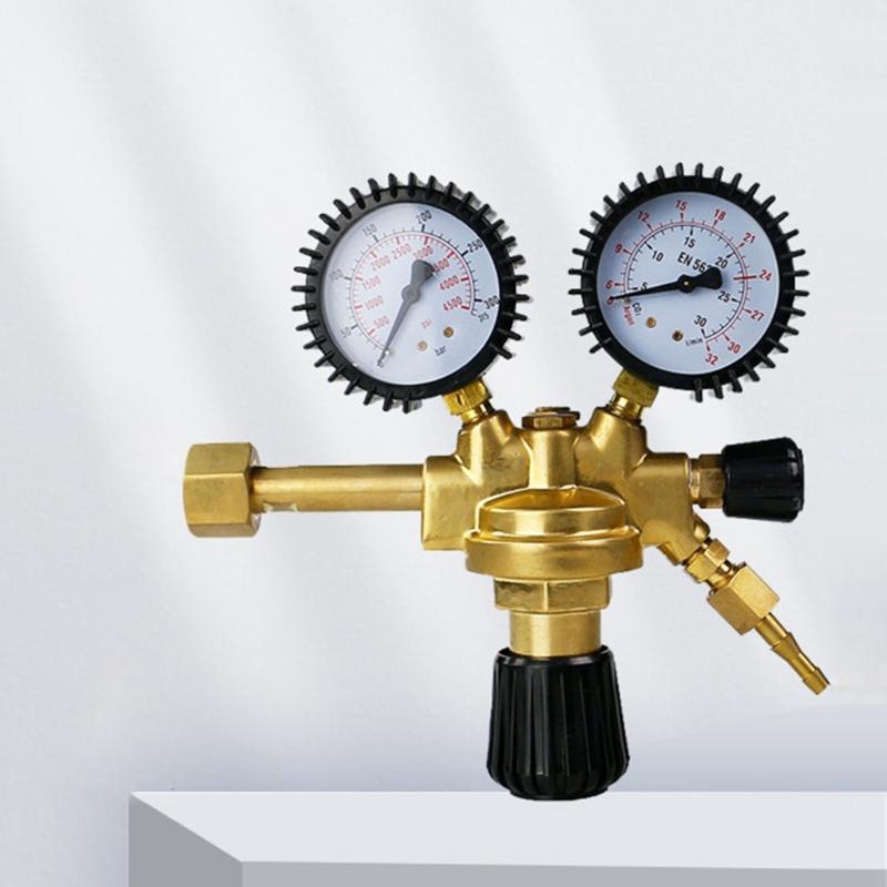 W21.8 Thread Pressure Reducing Regulator for Gas Cylinders Pressure Regulator Argon Gas Carbon Dioxide Meter