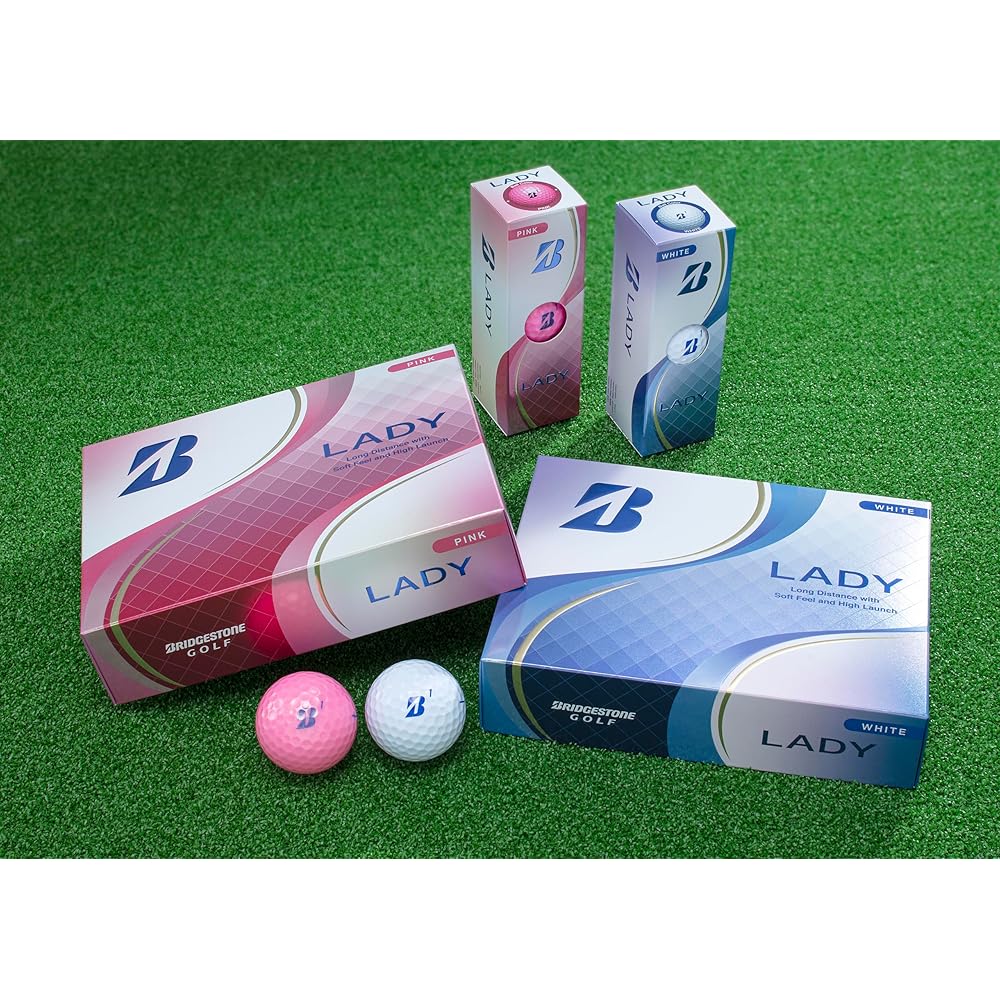 Bridgestone Lady L5PXJ Golf Balls 2025 Model 12 Pack Pink