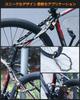 ONVIAN Folding Wire Chain Bike Lock with Mounting for and Trailers Lock, 2.6FT Bracket, Bicycles, Scooters, E-Trikes, E-Bike