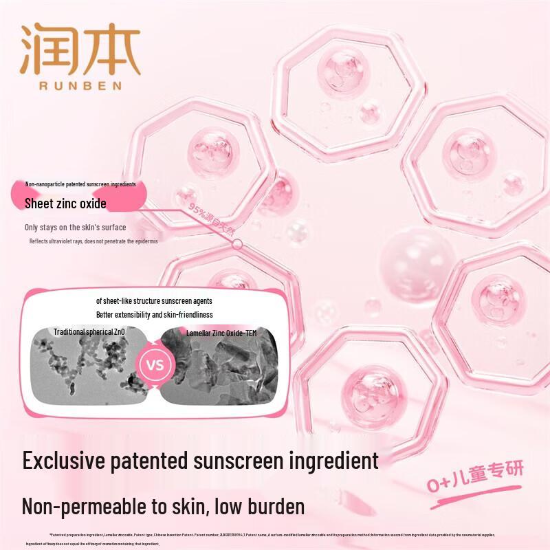 RUNBEN Kids Physical Sunscreen Essence Milk