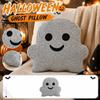 Decorative Ghost Shaped Throw Pillow Soft Plush Cushion for Home Sofa Bedroom Living Room Seasonal Holiday Decoration