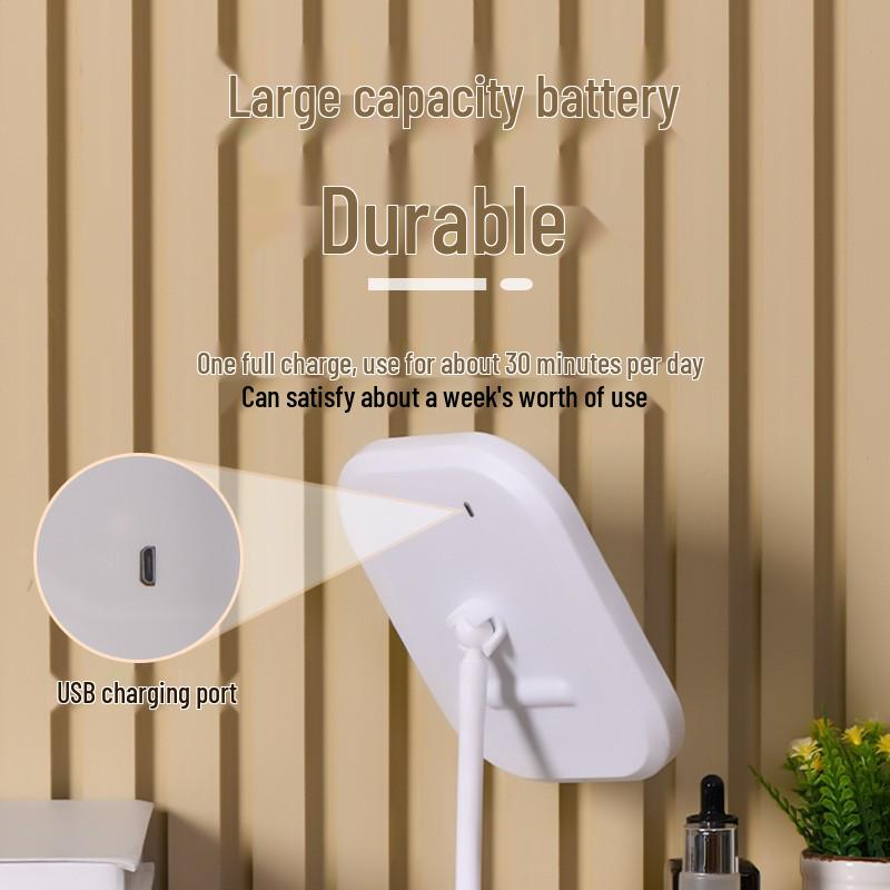 European-Style LED Vanity Mirror: Rotating, Adjustable, Multifunctional Makeup Table Mirror with Lights