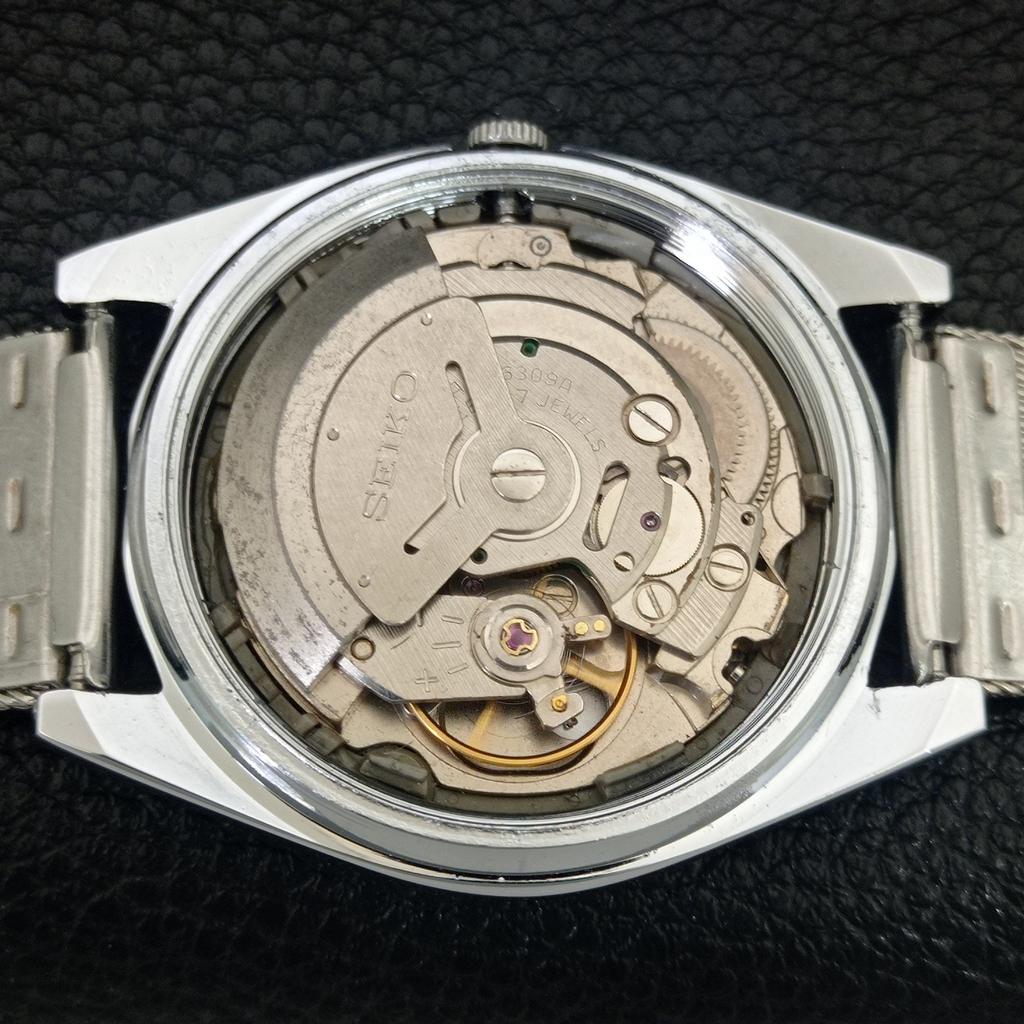 VINTAGE REFURBISHED SEIKO 5 AUTOMATIC 6309A JAPAN MENS GOLDEN WATCH a442148-1
