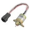 Gold Engine Stop Solenoid Iron Shutdown Solenoid Valve Durable Fuel Shut Off Solenoid