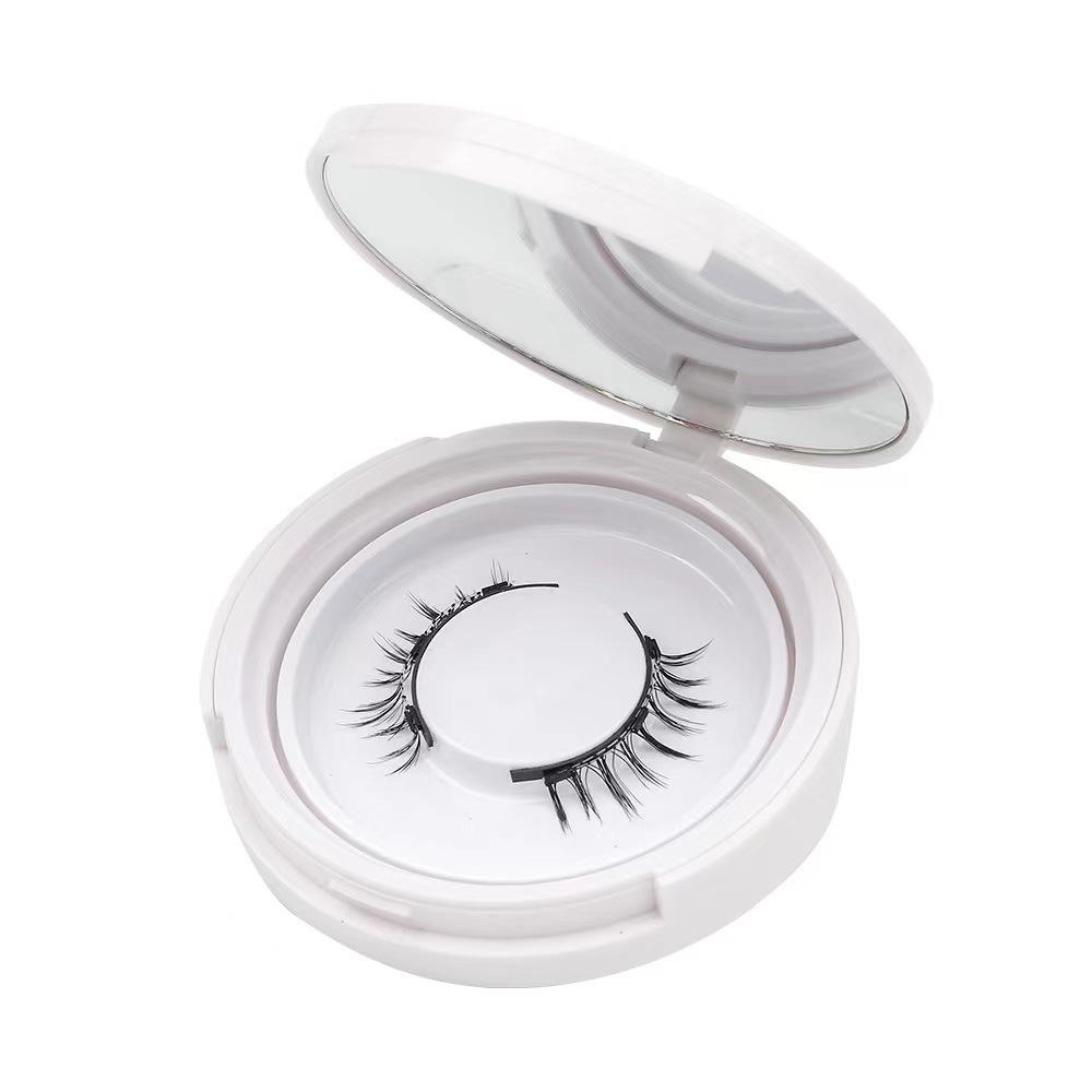 59mm Universal Empty Compact with Mirror, Single Layer Case for False Lashes or Powder Foundation, Refillable