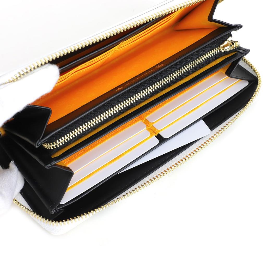 Castelbajac Round Zipper Long Wallet Claire Accessories 068633 Yellow