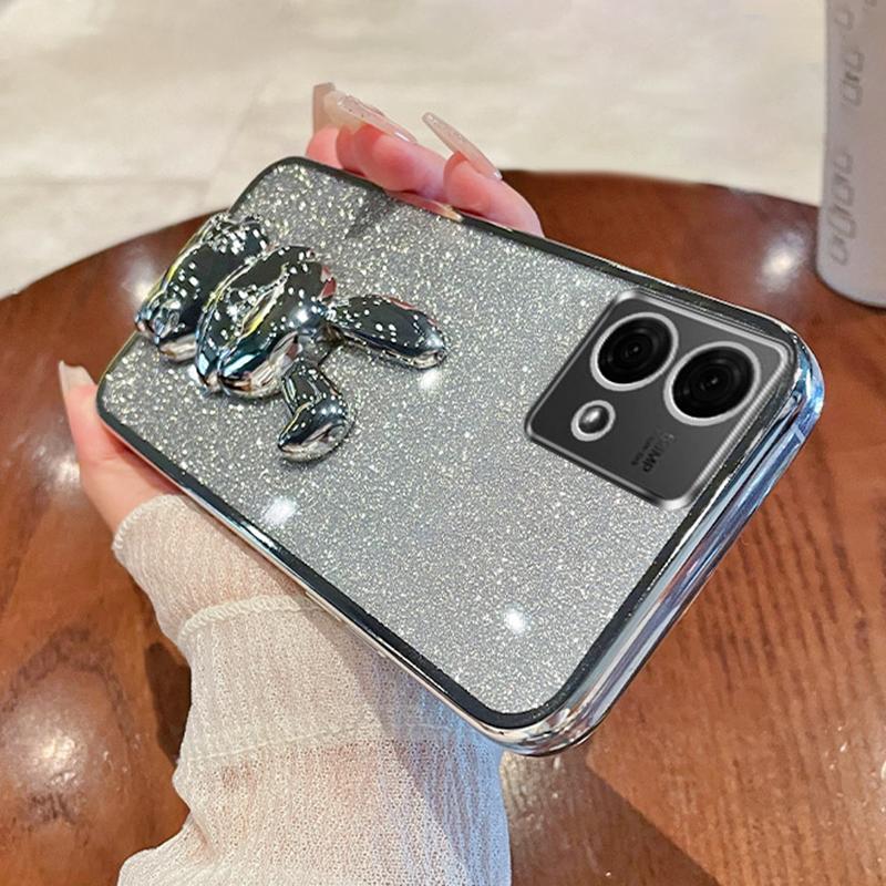 For Motorola Moto G84 5G Slim Case Cute Rabbit Anti-Shock Kickstand Phone Case