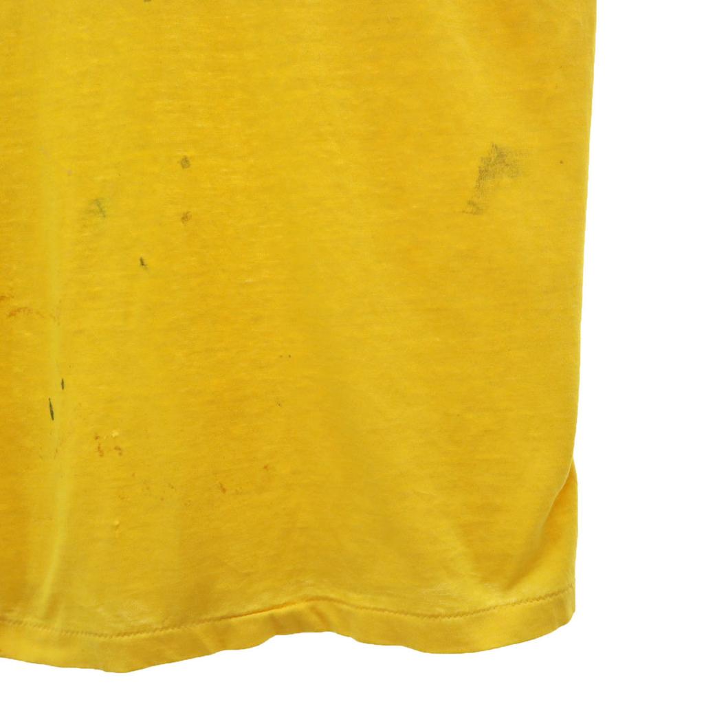 HARVEY WOODS 90er Jahre Made in Canada Altes Kurzarm-T-Shirt L gelb Herren Gebraucht