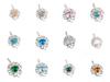 Semi Precious Gemstone 925 Solid Silver Floral Good Luck Jewelry Pendant 1.48" CP-1