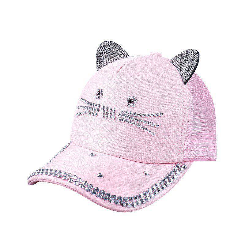 Boys Girls Summer Baseball Cap Toddler Children Cartoon Cat Ear Tennis Casual Sun Snapback Caps