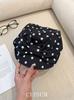 Korean Style Women Retro Polka Dot Bow Beret Cap French Stylish Elegant Sun Hat Versatile Summer New Fashion Baseball Cap