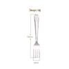 RuHan Stainless Steel Wavy Fruit & Dessert Forks - Set of 4