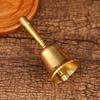 Vintage Solid Brass Call Bell Manual Operation Hand Cranked Bell  Early Learning