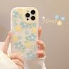 Oil Painting Floral Iphone16 Suitable for Apple 12pro Max Mobile Phone Case 15 Silicone 11 Round 8p Women's X Transparent 14