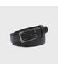 Benobelo Derby Embossed Cowhide Black Satin Logo Plate Automatic Belt Black_Bkf1Acb1236K1