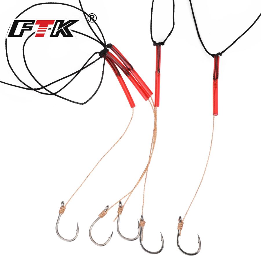 1 hak obrotowy ze stali wysokowęglowej z 5 małymi haczykami Sprzęt wędkarski, sprzęt spinningowy, przynęta, przynęty