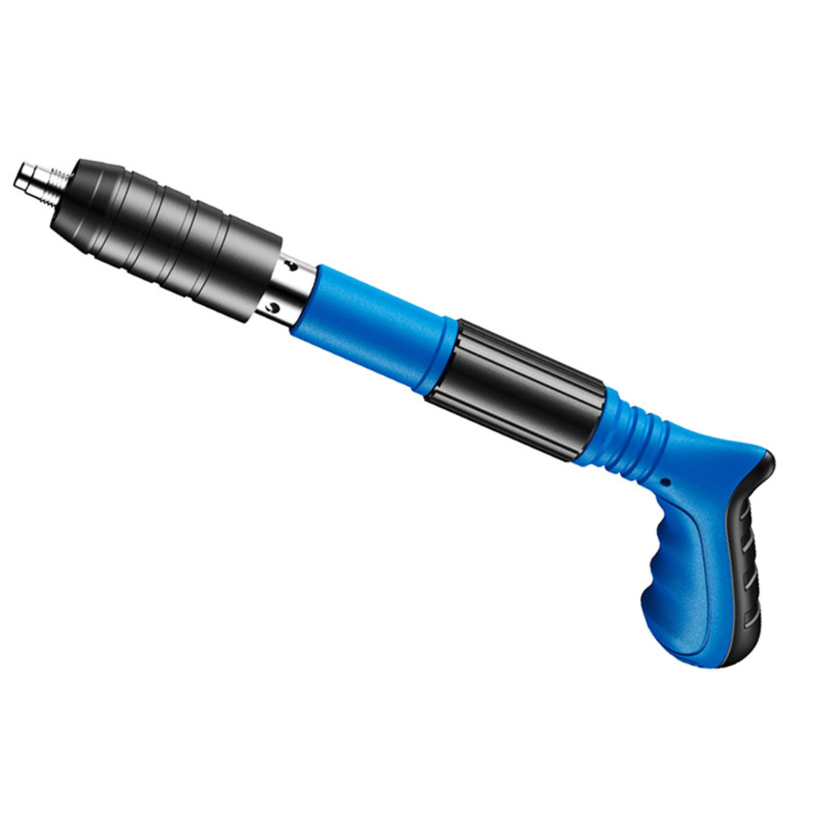 

Woodworking And Decoration Integrated Air Nailer Nail Gun Home DIY Installation Wall Fastener Rivet Gun Manual Tools синій