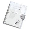Planner Notebook Simple Style Easy To Carry Transparent Journal Book Loose-leaf Notepad for Students