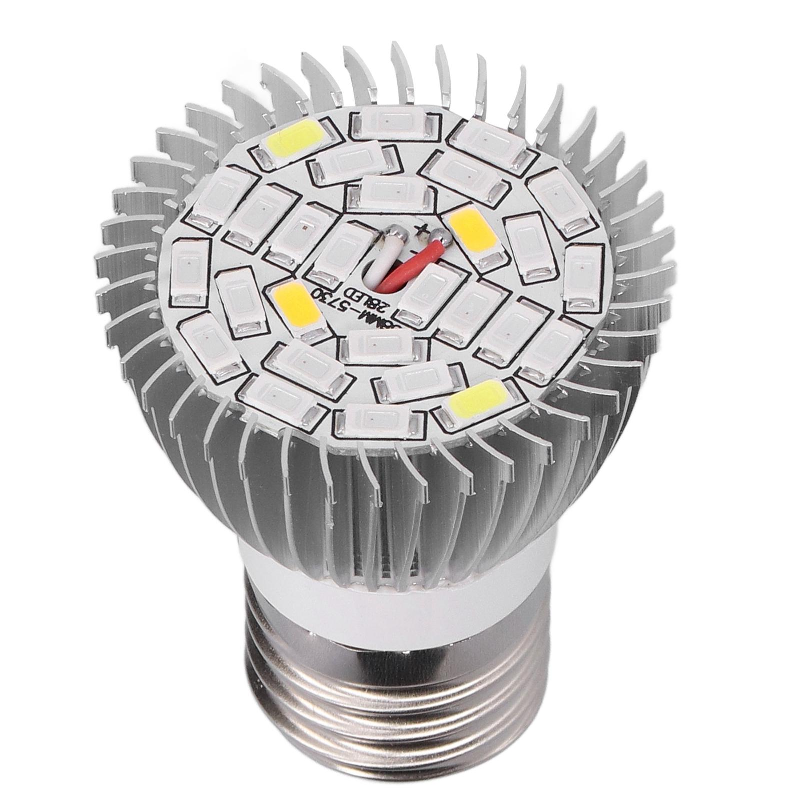 

LED Grow Light Bulb Full Spectrum 28 LED E27 Socket Plant Light Bulb for Indoor Plants