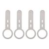 4 peças Porta-toalhas de cozinha Silicone Ajustável Pendurado Ganchos para Toalhas de Banheiro e Louça para Armários de Cozinha Banheiro