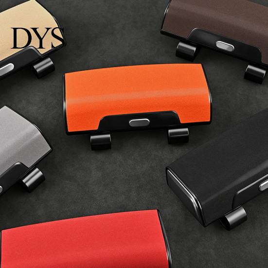 Anti-scratch Car Organizer Storage Box for Sun Visor Shockproof Protective Eyeglasses Case with Soft Velvet Glasses Lining Magnetic Lock Large