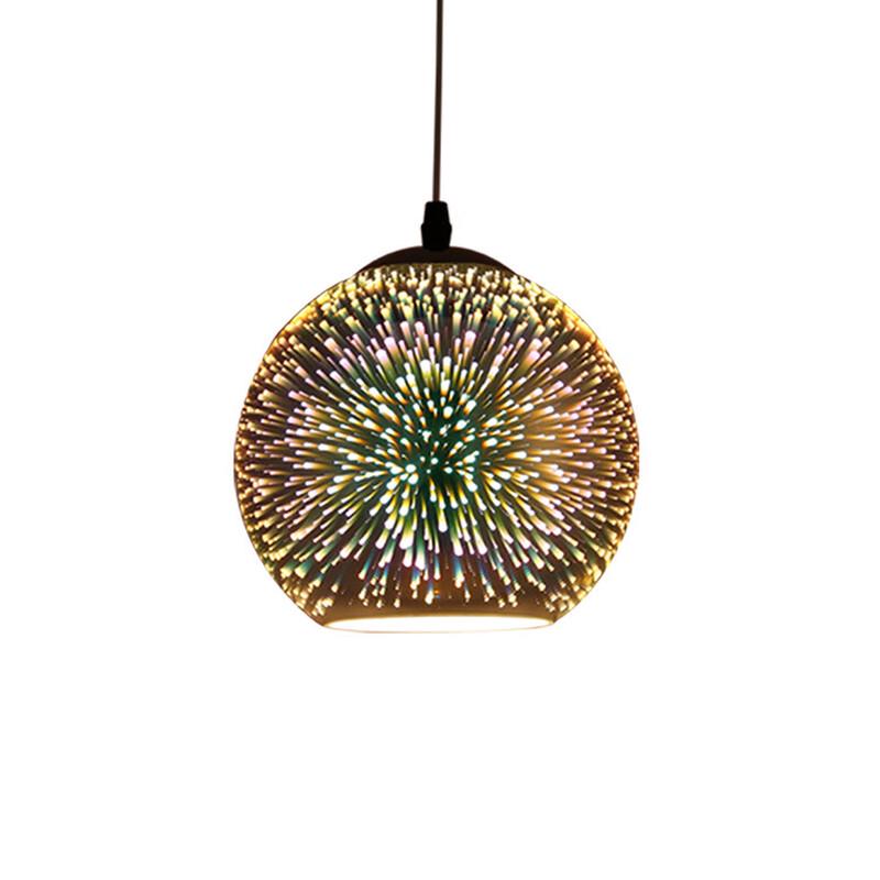 Creative 3D Color Glass Chandelier