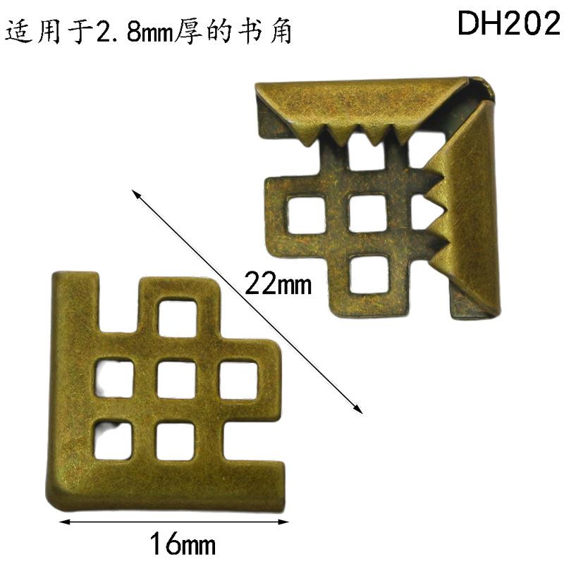 50 Pieces Book Protector Metal  Photo Album Corner Protectors Decoration for Crafting Scrapbooking Angle Cover Menus Notebook