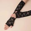 Long Lace Gloves Thin Gothic Gloves Fashion Accessory Oversleeve Gloves